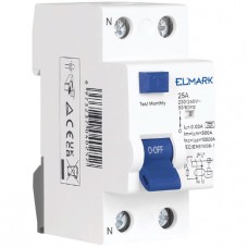 Ρελέ διαρροής 2P 16A 30mA RCD-JEL1A Type-A AC/DC 40516